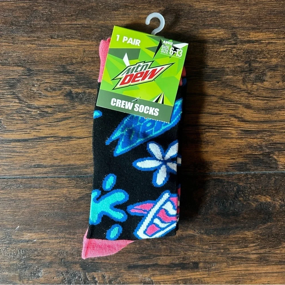 Mountain Dew Crew Socks
